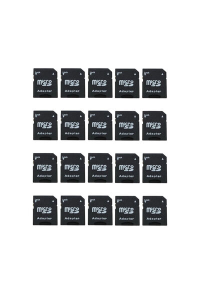ULTRATEKNO 20Pcs Sd Memory Card Adapter Micro Sd Card Adapter