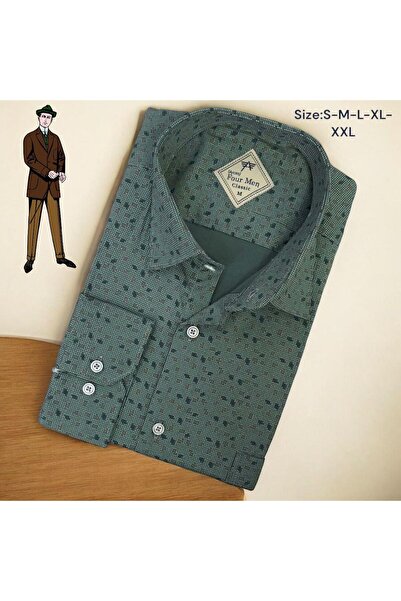 EREN STYLE Κλασικό λινό 100% βαμβακερό μακρυμάνικο πουκάμισο που δεν ιδρώνει ...