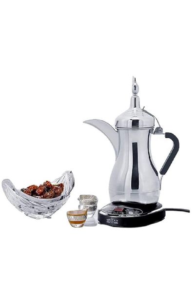 Genneric Electric Arabic Coffee Maker, Stainless Steel, Silver