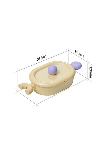 NEOFLAM Oala ovala de gatit Better Finger, 24 cm - 2.1 L cu capac