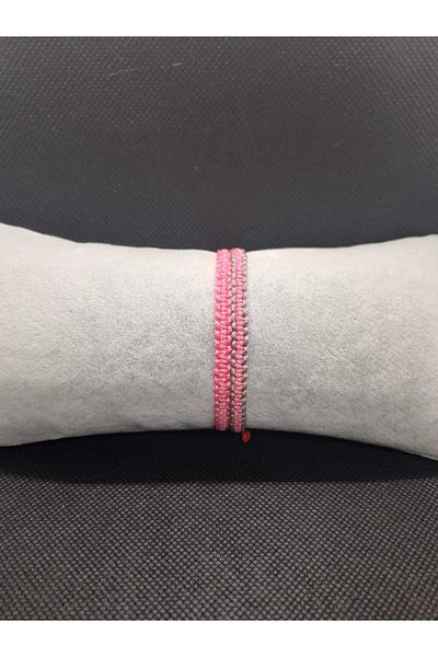 AKSESUARIM Stylish Bracelet - Hand Knitted Macrame Bracelet Adjustable Size