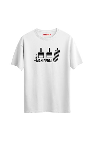 Eastek Man Pedal Printed Unisex Written Design T-Shirt