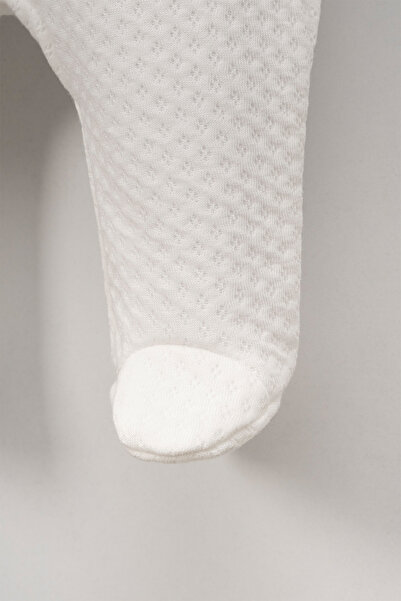 Baby Maa Organic Cotton Giraffe Patterned Baby Boy Jumpsuit