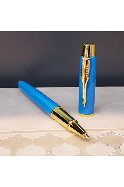 Skygo ieg ™   قلم رولر معدني باللون الفيروزي NVDN-RSIRG3465