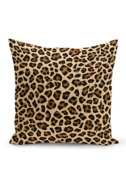 Bertille Home Classic Leopard Series Double Side Digital Printed 3-Piece Throw Pillow Cover Set (Leopard)
