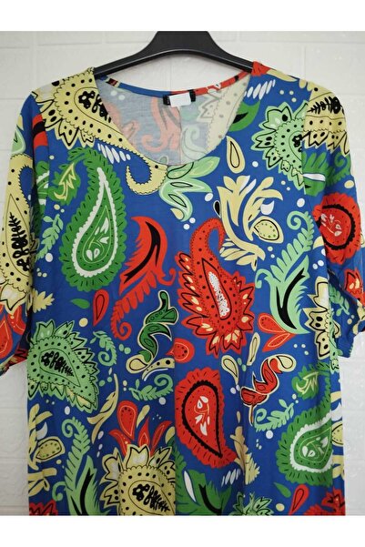 anne moda ankara Summer, Elbow Sleeve, Sweat Proof, Zero Collar, a Model Dress