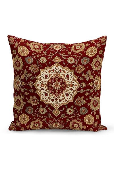 Bertille Home Klasik At Serisi Çift Tarafı Dijital Baskılı 3'lü Kırlent Kılıfı Seti (Horse)