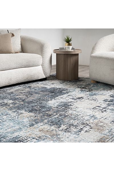 Boutique Blanche aberdeen abstract rug, blue 200*300cm