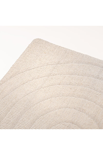 Cottage hand woven beige rug 190*290cm