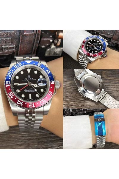 RA Men's Rolex Pepsi Watch with Luxury Design and Box