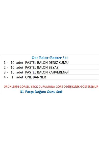 ZENVİVA One Banner+Balloon Set