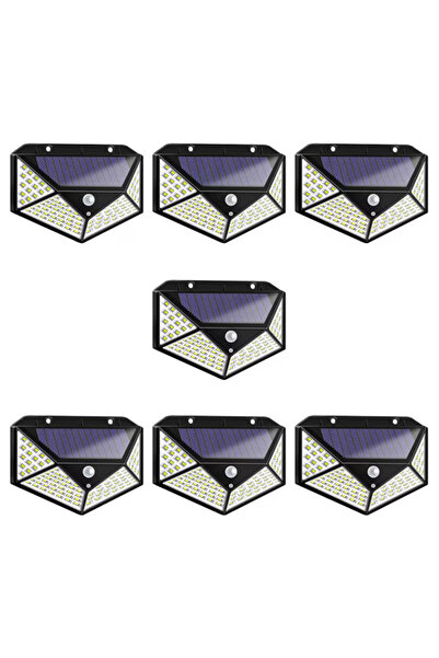OEM Set de 7 lămpi cu energie solară, senzor de mișcare, 3 niveluri de ilumin...