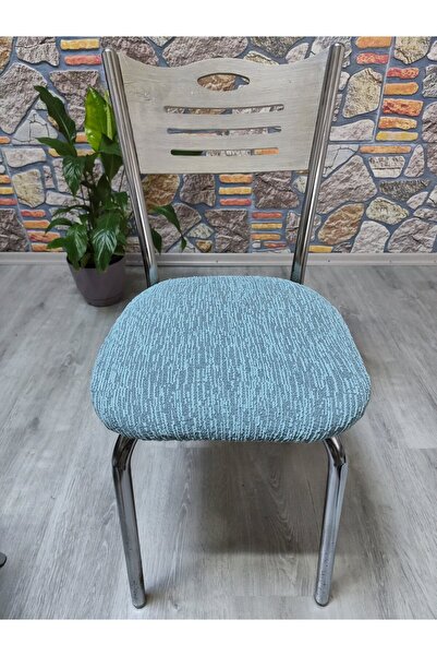 COVER TEKSTİL Demır Sandalye Kılıfı Örtüsü Oturma Yerı Jakar Kumaş