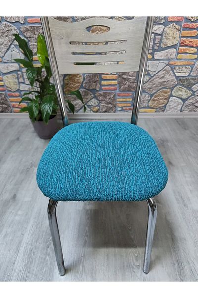 COVER TEKSTİL Iron Chair Cover Seat Jacquard Fabric