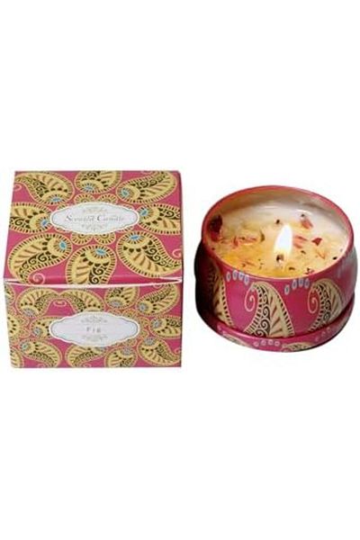 Generic Scented Candles, Luxury Aromatherapy Candles with Dry Flowers for Home SPA(Figs)