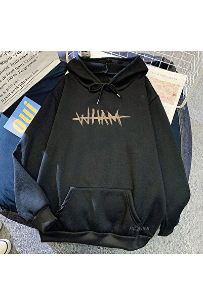 Tarzsokak Crna unisex majica za bebe WHAM Who Hard As Me Heavy Mental Fashion...