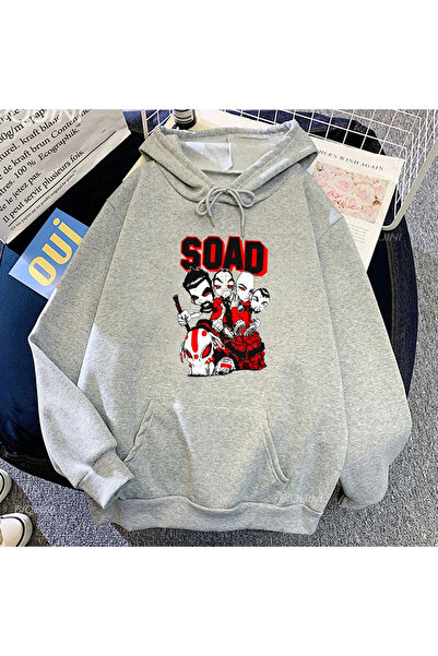 Tarzsokak Trening gri unisex cu sistem de șnururi Retro Heavy Mental Band Aut...