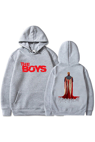 Tarzsokak Γκρι Unisex Homelander γραφικά μπλουζάκια MovieThe-Boys Streetwear ...