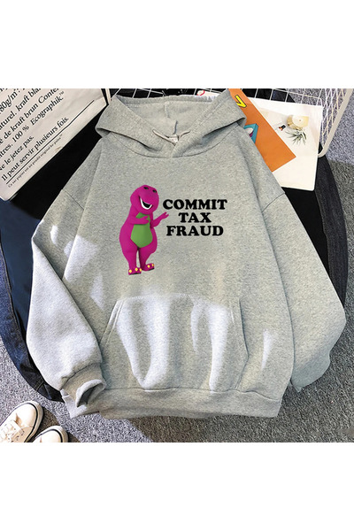 Tarzsokak Γκρι Unisex Εκτύπωση καρτούν με θέμα την απάτη στα φόρα του κρατούμ...