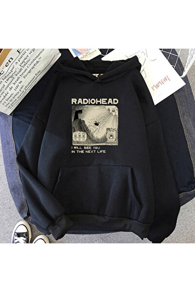 Tarzsokak هوديي راديوهيد راديوإندي للجنسين باللون الأسود، رسومات مضحكة للخريف...