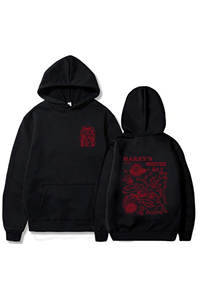 Tarzsokak Hanorac negru unisex Harrys House Love on Tour pentru bărbați, cu g...