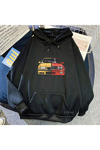Tarzsokak Μαύρο Unisex Φούτερ με γραφικά σχέδια αυτοκινήτου για το φθινόπωρο ...