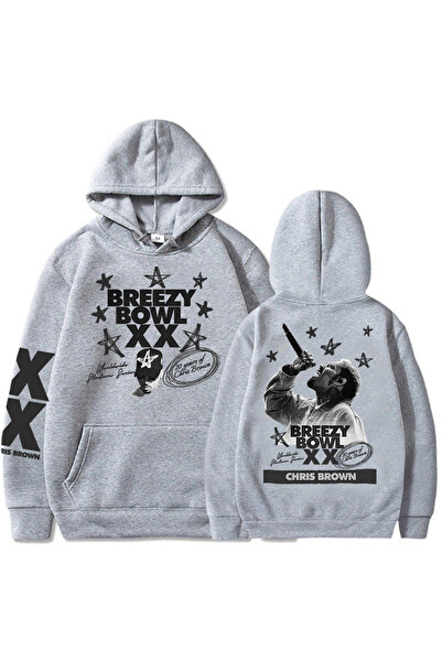 Tarzsokak Siva unisex BREEZY BOWL XX PREGAME dukserica sa kapuljačom Chris Br...