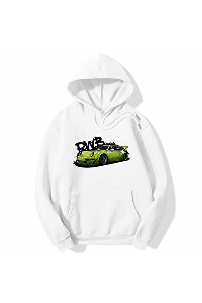 Tarzsokak Hanorac alb unisex, la modă, confortabil, moale, cu glugă, îmbrăcăm...