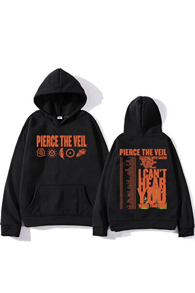 Tarzsokak Hanorace negre unisex Streetwear Pierce The Veil Rock Band I Can't ...