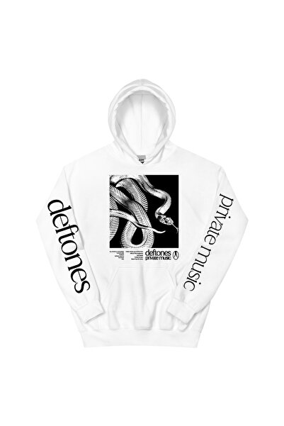 Tarzsokak Hanorace albe unisex Deftones Custom Music 2025 Album cu imprimeu g...