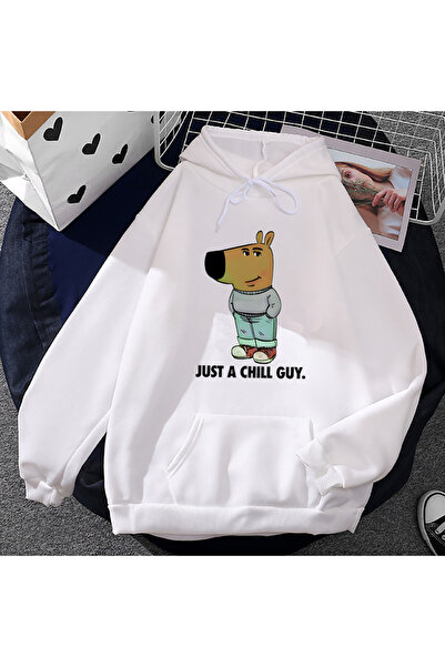 Tarzsokak Bela unisex majica sa štampanim motivom "Just A Chill Guy", smešna ...