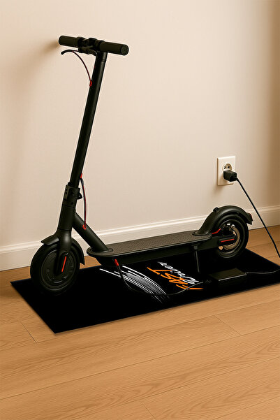 Vevora Designs Elektrikli Scooter Altı Matı Zemin Koruma Paspası Parke Koruyucu Çizik ve Çamur Önleyici Mat