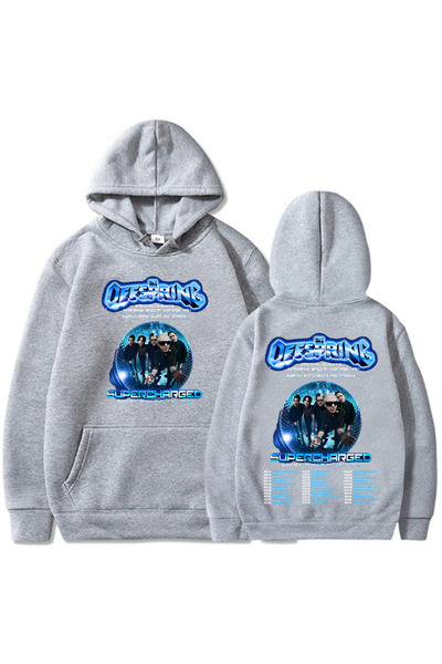 Tarzsokak Сиво унисекс The Offspring: 25 световни суперчарджър качулки Дрехи ...