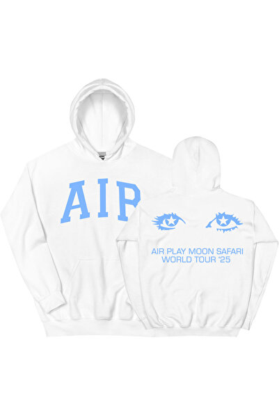 Tarzsokak Hanorac alb unisex Air MOON SAFARI World Tour confortabil