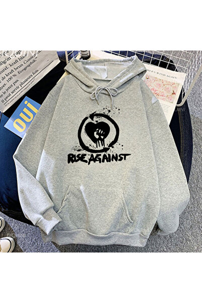 Tarzsokak Gri Unisex Hip Hop grafic Moletom counter rise Masculino hanorac cu...