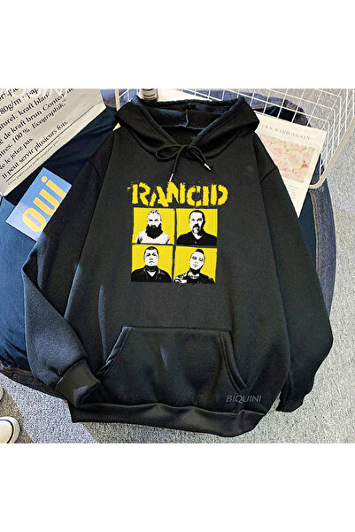 Tarzsokak قبعة هيب هوب برسومات روك باند رانسيد سوداء للجنسين، أزياء هاراجوكو ك