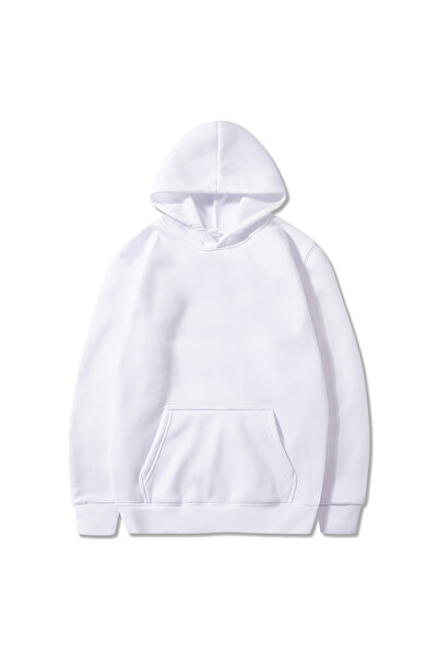 Tarzsokak Hanorac alb unisex Doner Kebab Rich, esențial pentru toamnă, cu imp...