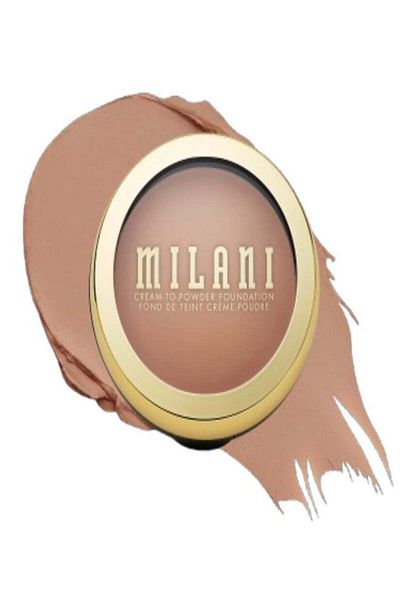 MILANI Cream to Powder Foundation - 255 Sand | Full Coverage, Matte Finish, Long-Lasting & Vegan
