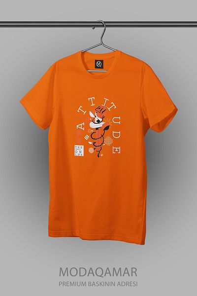 ModaQamar Attitude Printed Women's Oversize T-Shirt