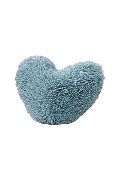 JOJO HOME Decorative Pillow, Heart Shape, 40x30 cm, Soft Microfiber, Light Green, Jojo