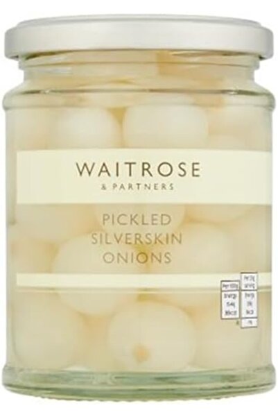 WAITROSE & PARTNERS Pickled Silverskin Onions, 280g