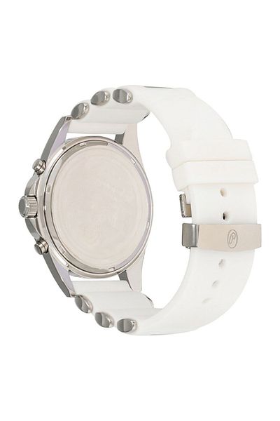 Philippe Moraly Rubber Strap Chronograph Wrist Watch RC1455WWW - 45.5mm