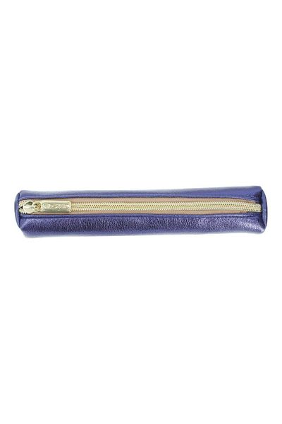 Herlitz Mini obiect de colecție rotund, culoare albastru închis, material textil, dimensiuni 21x4x4cm