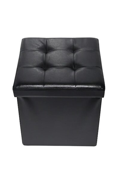 OEM Scaun pliabil Grunberg TB58, spațiu de depozitare, 38x38x38 cm, negru