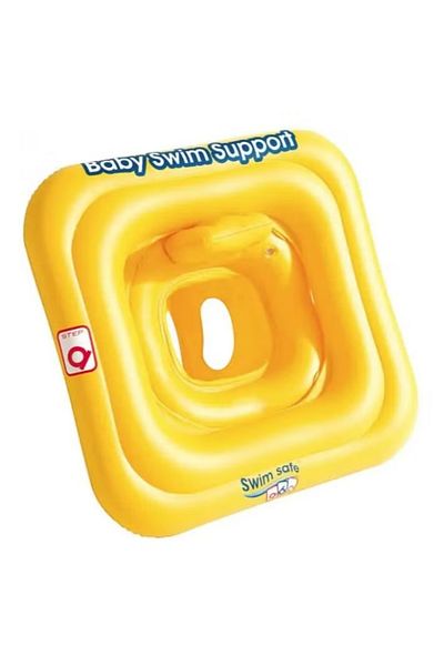 BESTWAY عوامة قارب قابلة للنفخ للأطفال - 76×76 سم، عوامة سباحة آمنة وممتعة للأطفال الصغار