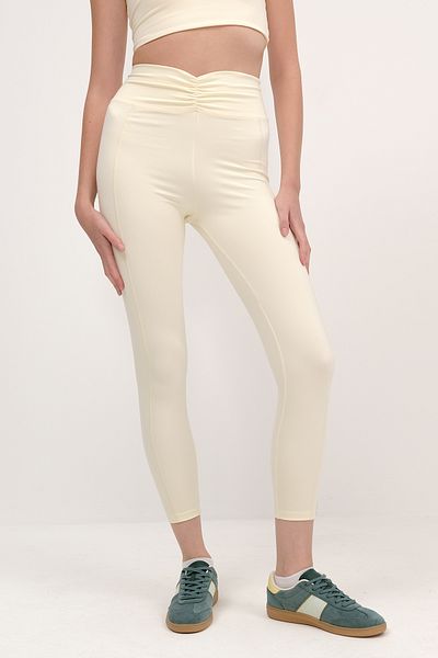 Addax Front Gathered Leggings Tyt0094-S11