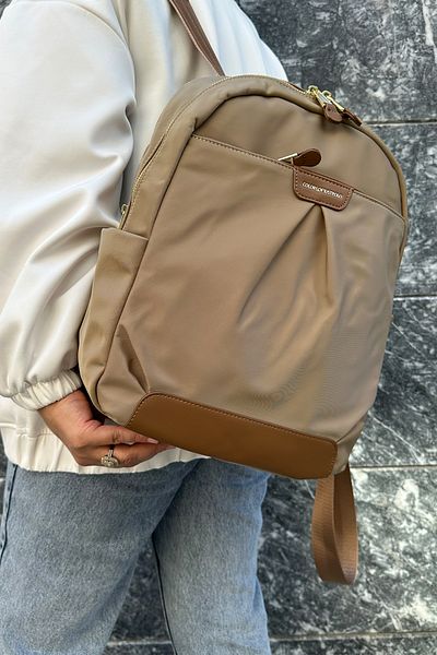 Just Polo Imported Washable Leather Backpack and School Bag