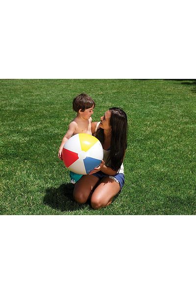 Intex Colorful Inflatable Beach Ball Diameter 24 Inches