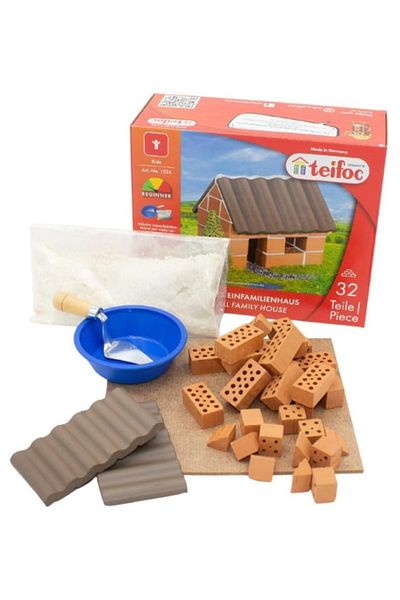 Teifoc Germany Small Family HoUSe Learning Educational Kids Toy Brick Construction Kit (35 Pieces)