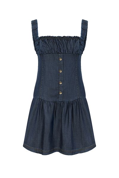 SEIZE THE DAY Maurie Women's Cupra Rubber Detail Dress
